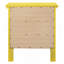 Table de chevet décontractée jaune