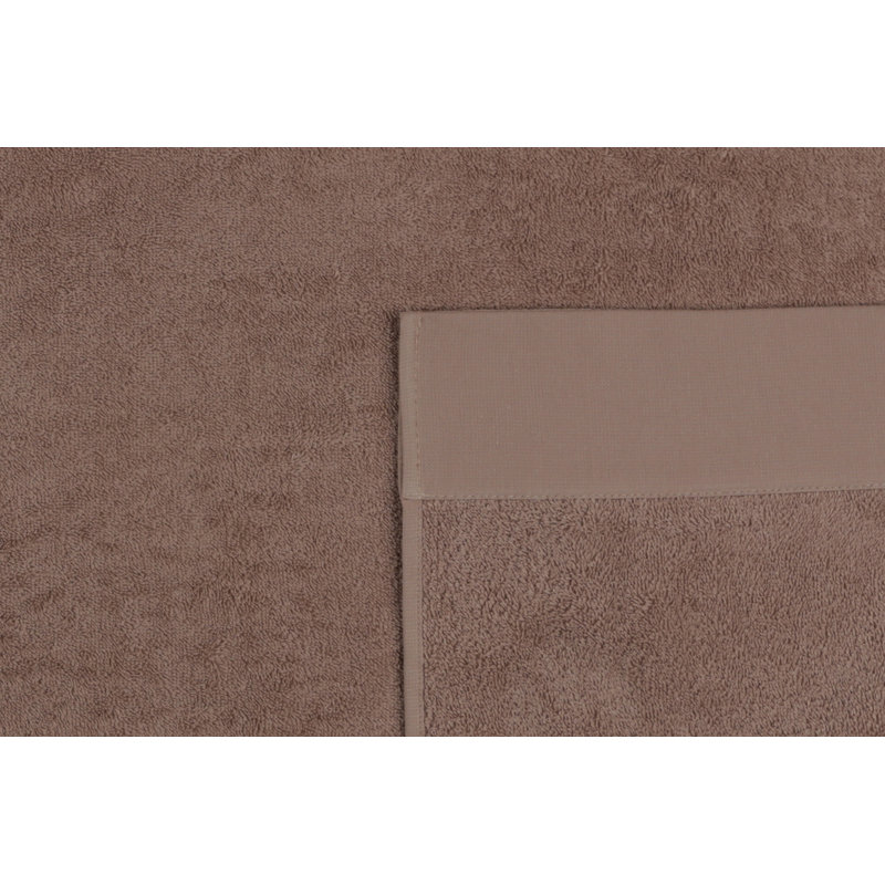 Ensemble de serviettes de bain 100% coton 2 pièces DeAnte, Brun clair / crème