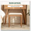 Tabouret de coiffeuse en bois massif de chêne rouge-1567225253
