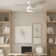 42 in. Ceiling Fan with LED Light, Remote Control, WhisperQuiet DC Motor, 6 Speeds, Reversible Blades