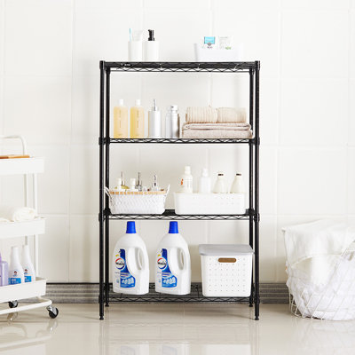 Brunhildis 30'' W Steel Height -Adjustable Shelving Unit