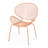 Andrighetti Outdoor Metal Mesh Shell Chairs-615870363