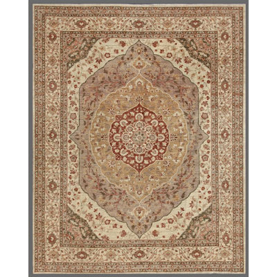 Tabriz One-of-a-Kind 8'11" X 11' New Age Wool Area Rug in Brown