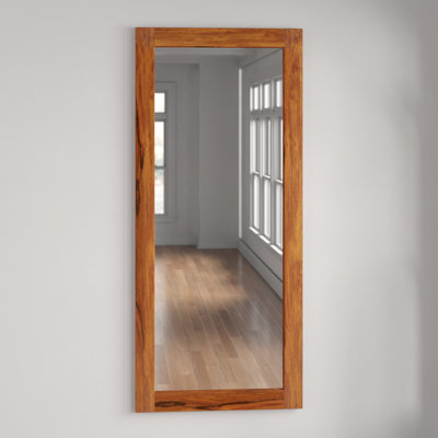 Broussard Wood Flat Mirror