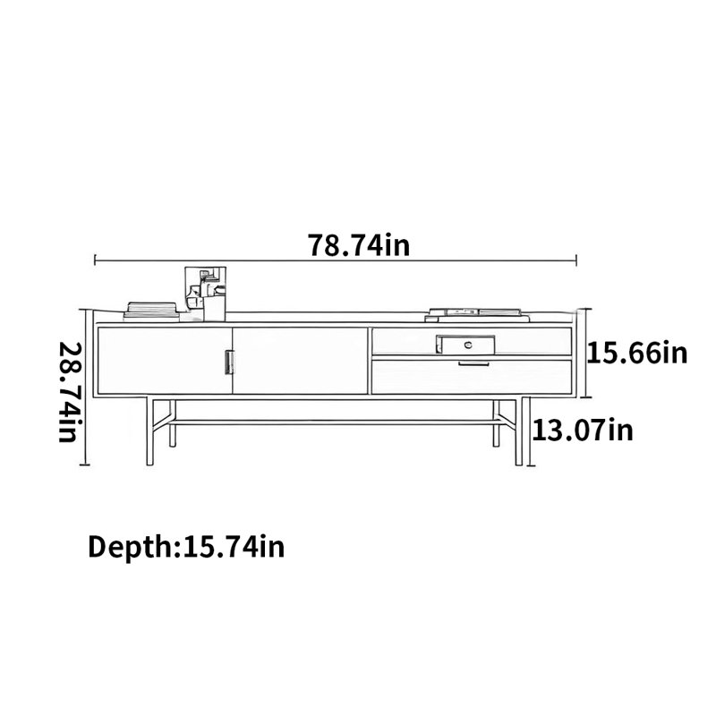 Medieval style TV stand