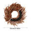 Couronne d'automne artificielle de 55 cm avec baies, couronne rustique de feuilles d'olivier artificielles pour porte d'entrée, décoration automnale de style ferme