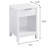 3-Tier Bedside Table with Storage Drawer and Open Shelves-334426758