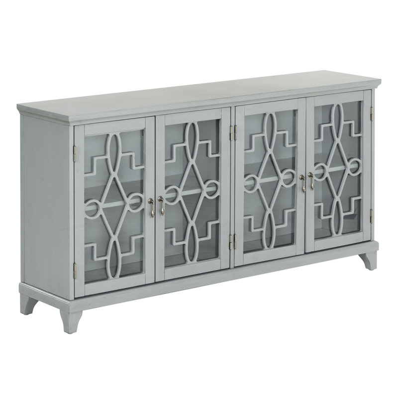 Armoire à quatre portes Rick, Grey
