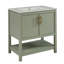 Meuble-lavabo de salle de bain avec lavabo en céramique et rangement polyvalent