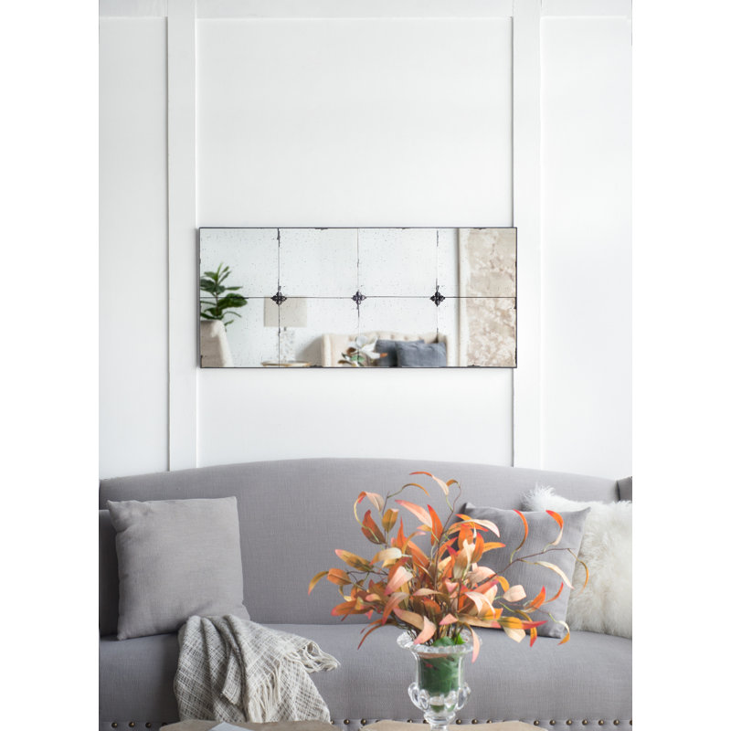Miroir mural de salle de bain Emilio, Rectangulaire, 47 po x 20,9 po