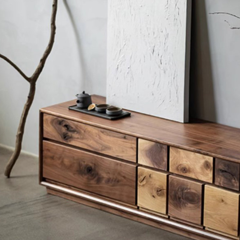 Design sense solid wood TV cabinet