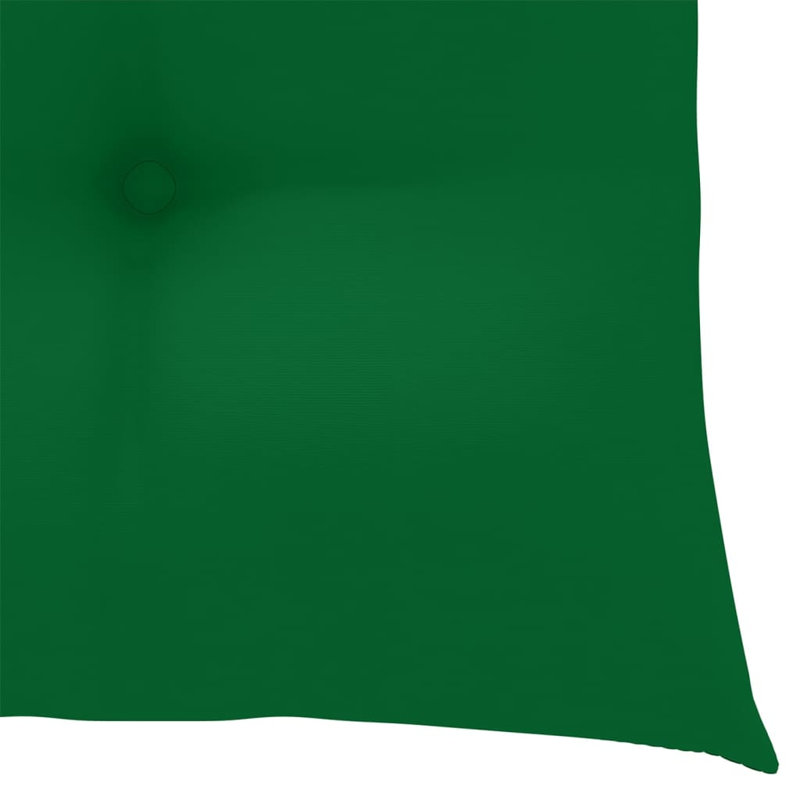 Bryantjr Teak Patio Chair with Cushions, Green