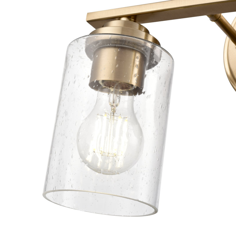 Meuble-lavabo à 2 lumières de 14,25 po de largeur Favreau - or moderne