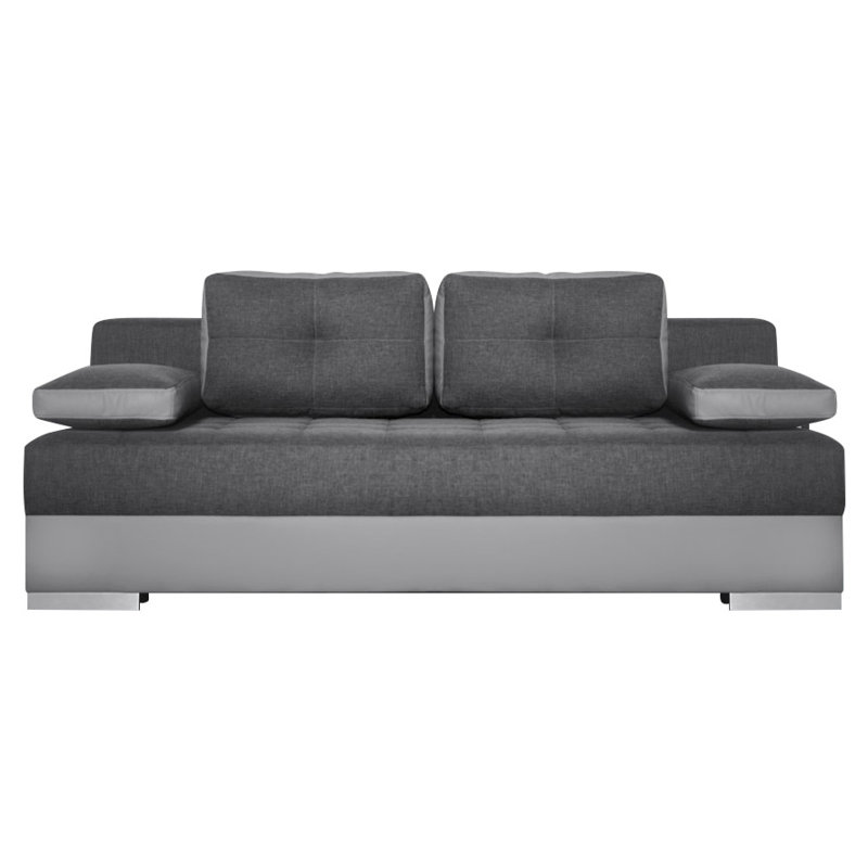 Mackinac Faux Leather Sleeper, Grey