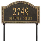 Penhurst Personalized Grande 2-Line Lawn Address Sign