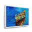 Bateaux qui reposent sur l'eau pendant un coucher de soleil chaud IV - peinture sur toile-59757207-59757213