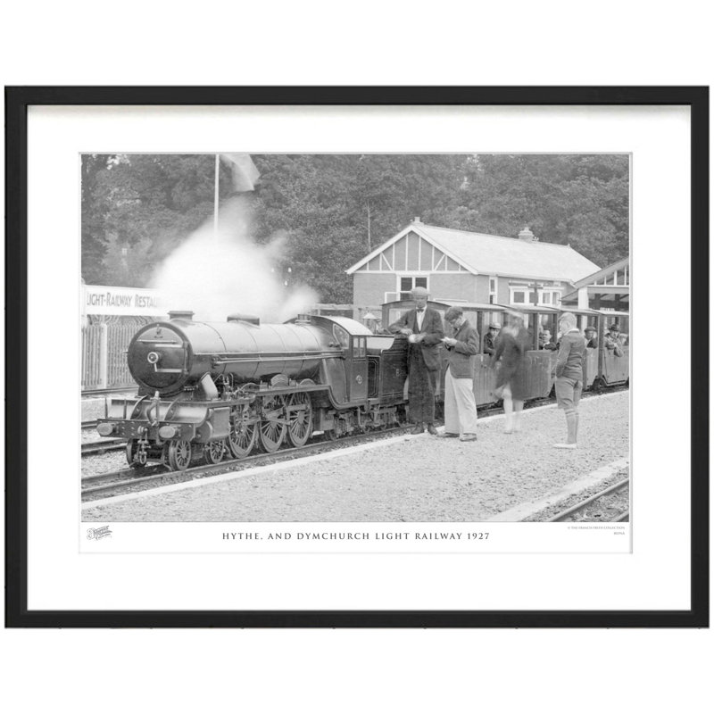 Hythe, And Dymchurch Light Railway 1927 by Francis Frith - Single Picture Frame Print, 28cm H x 36cm W x 2.3cm D