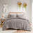 Elegant Twin/twin Xl Gray Jacquard Comforter Set