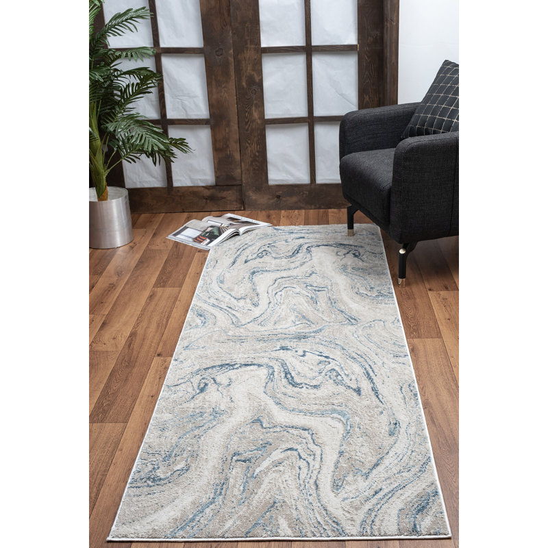 Elegance Ivory  Area Rug, Runner 2'7" x 7'3"
