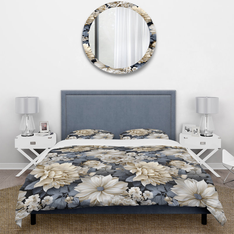 Ensemble de housse de couette Urban Victorian Chic Victorian, Housse de couette simple + 1 taie décorative stan
