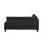 Canapé modulaire 6 pièces, noir-777220409