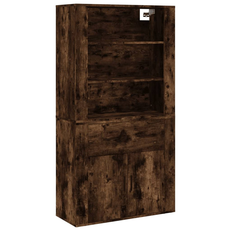 Lashema 33 cm W Highboard, Smoked Oak