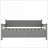 Twin Size Solid Wood &amp; MDF Storage Daybed with X-Frame, No Box Spring Needed, Gray for Guest/Living Room