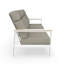 Canapé d'extérieur en métal avec coussin Sunbrella Townsend-116233350