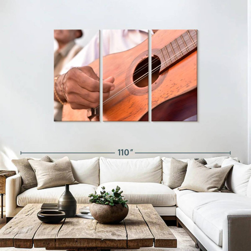 Guitare Abarca Cuban Tres, H 48 po x l 74 po