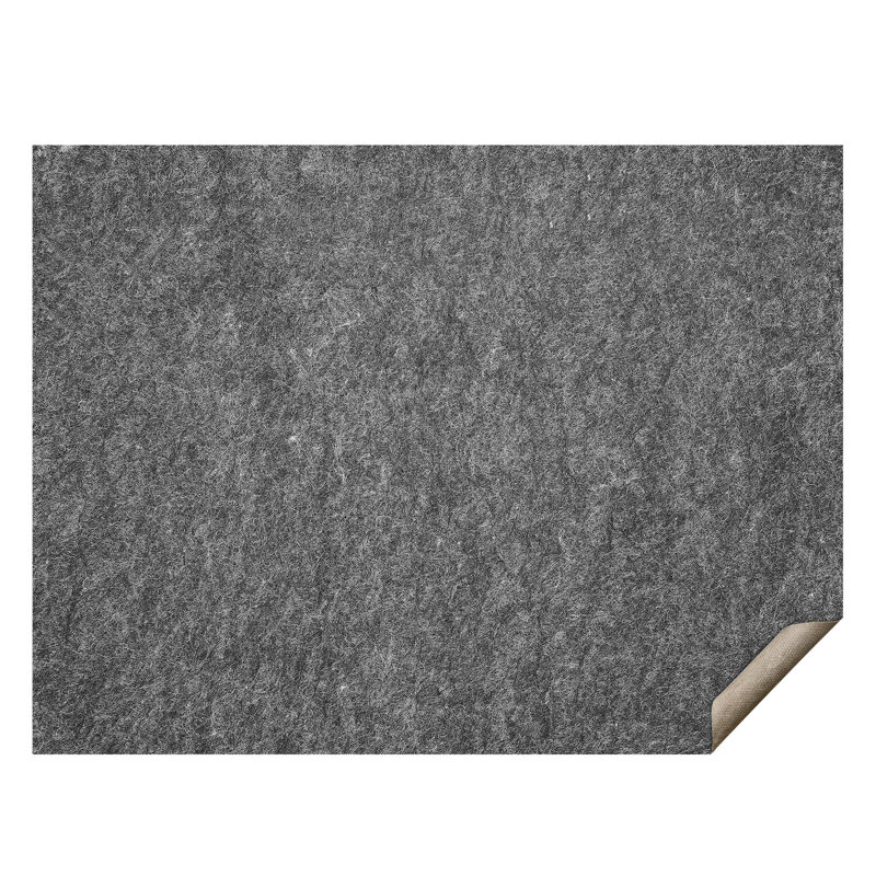 - Slip-Resistant Rug Pad - Protective Cushioning Carpet Pad - 9' X 12' - 1/4"Thick - Dual Surface - Polyester Felt + Latex - Gray - 10-11㎡ Area Carpet Padding Rug Cushion Safe For All Floors