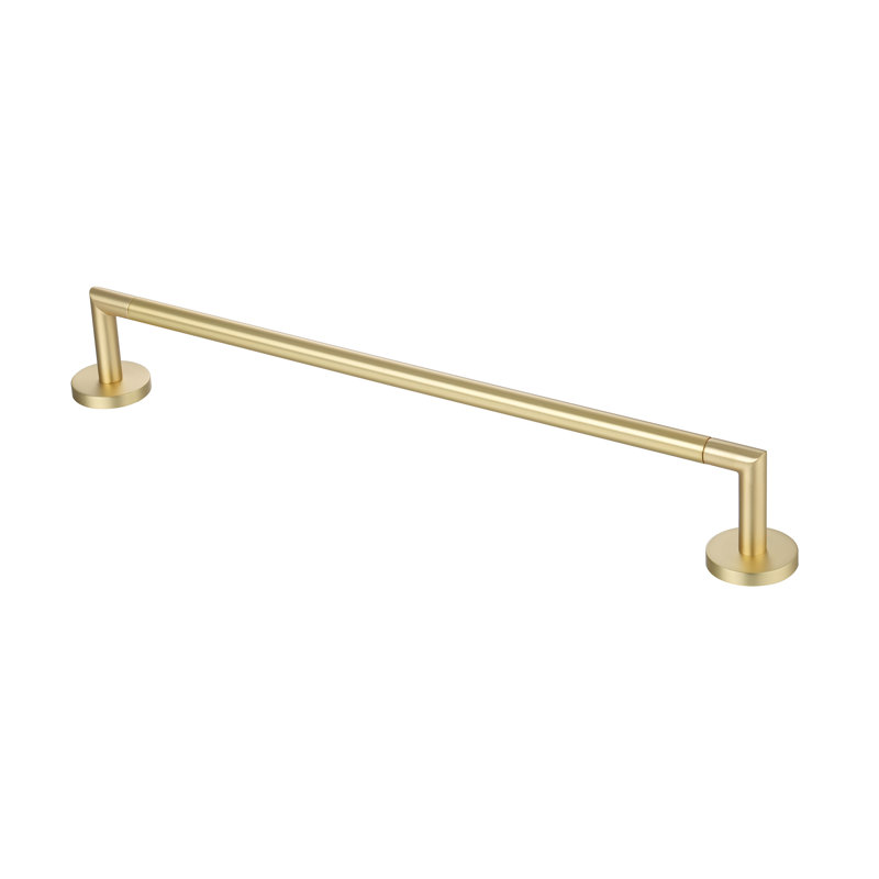 Arcadia - Porte-serviettes simple, H 2,87 po x l 19,92 po x P 2,87 po, Laiton satiné