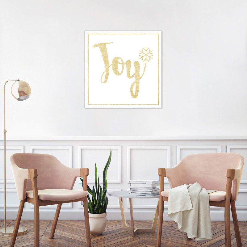 Golden Joy II - Wrapped Canvas Print, 93.98 cm H x 93.98 cm W x 1.91 cm D