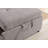 Francesca 35"W Gray Woven Convertible Armchair-927657974