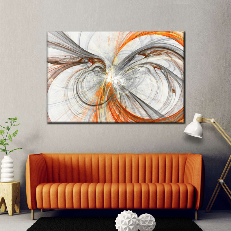 An Abstract Canvas Print, 8" H x 12" W x 1" D
