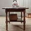 Table à thé créative en bois massif de style nouveau-108952156