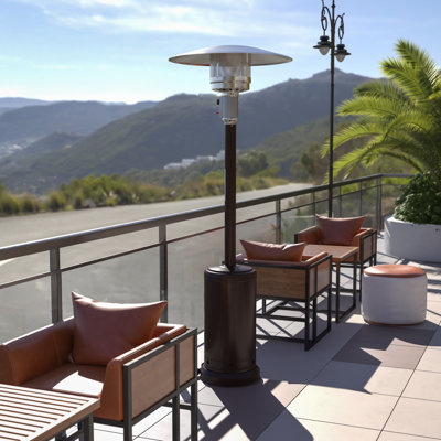 thumbnail image 2 of ZACHVO 5100 BTU Electric Standing Patio Heater & Reviews 2 of 9