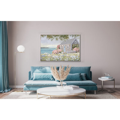 Art mural sur toile Sunset Sunset Cottage