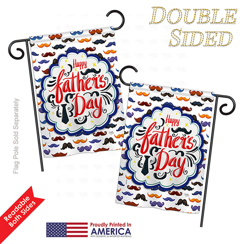Drapeau de jardin 19 po x 13 po Nene Happy