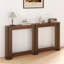71 Inch Narrow Console Table Behind Couch, Fluted Skinny Entryway Table, Long Slim Sofa Table-2100104538