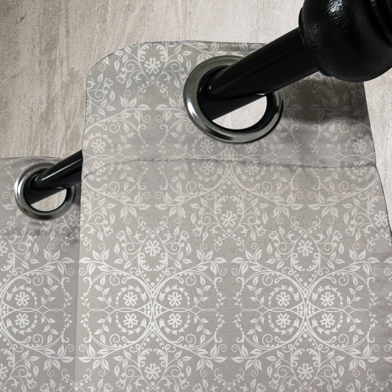 Sateen Blackout Curtain Pair, 50" W x 72" L