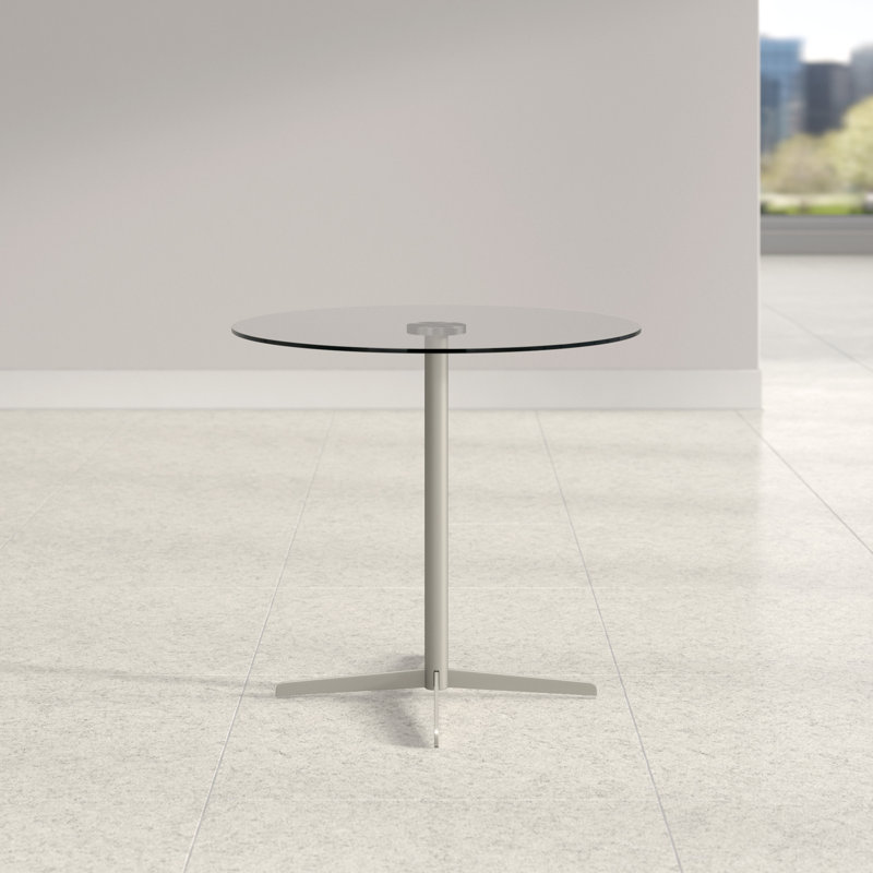 Kerveen Circular Glass Meeting Table