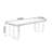 Ash Solid Wood Top Dining Table-99161098
