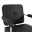 Fauteuil de coiffeur à tête carrée à dossier carré pivotant à 360 ° Inbox Zero-1357501452