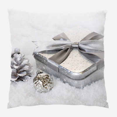 Canvas Outdoor Reversible Throw Pillow