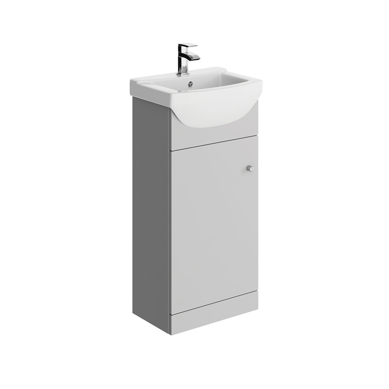 Ikoma 450mm Free-standing Single Vanity Unit, Light Grey
