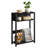 Narrow Side Table With Storage Shelf, Three Tier Side Table, Modern Sofa Table, Small Bedside Table With Magazine Rack, Telephone Table For Small Space,