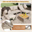 6 - Person Modular Sofa With Adjustable Backrest-976718022