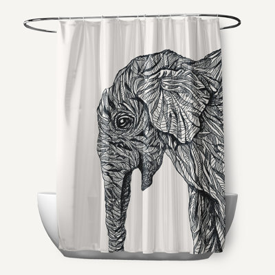 Menara Floral Shower Curtain