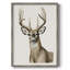 «Handsome Whitetail I», reproduction encadrée - bois massif-46648592