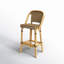 Euporie 28" High Woven Rattan Bar Stool-38535544